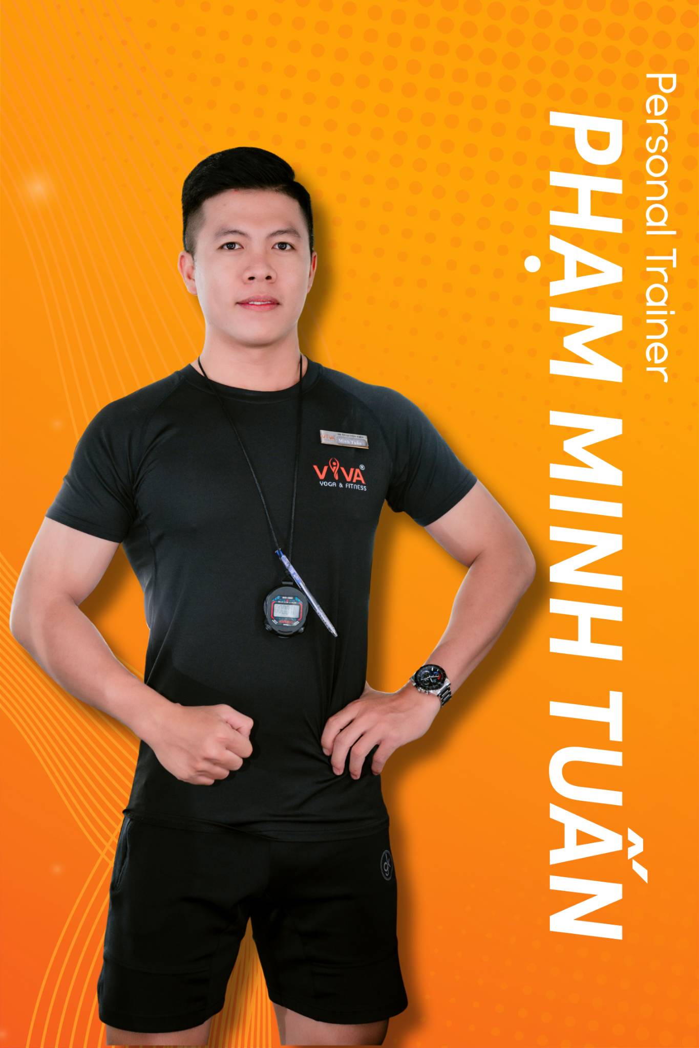 HLV cá nhân Phạm Minh Tuấn - Chuyên nghiệp, tận tâm hỗ trợ học viên tập luyện hiệu quả tại ViVa Yoga & Fitness